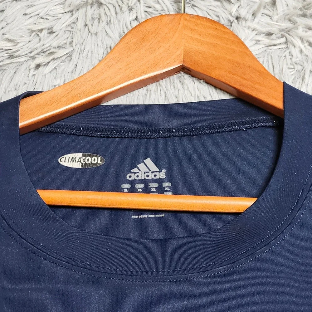 Adidas Pitt Panthers ClimaCool TShirt Mens XXL 2XL Blue Football NCAA Activewear